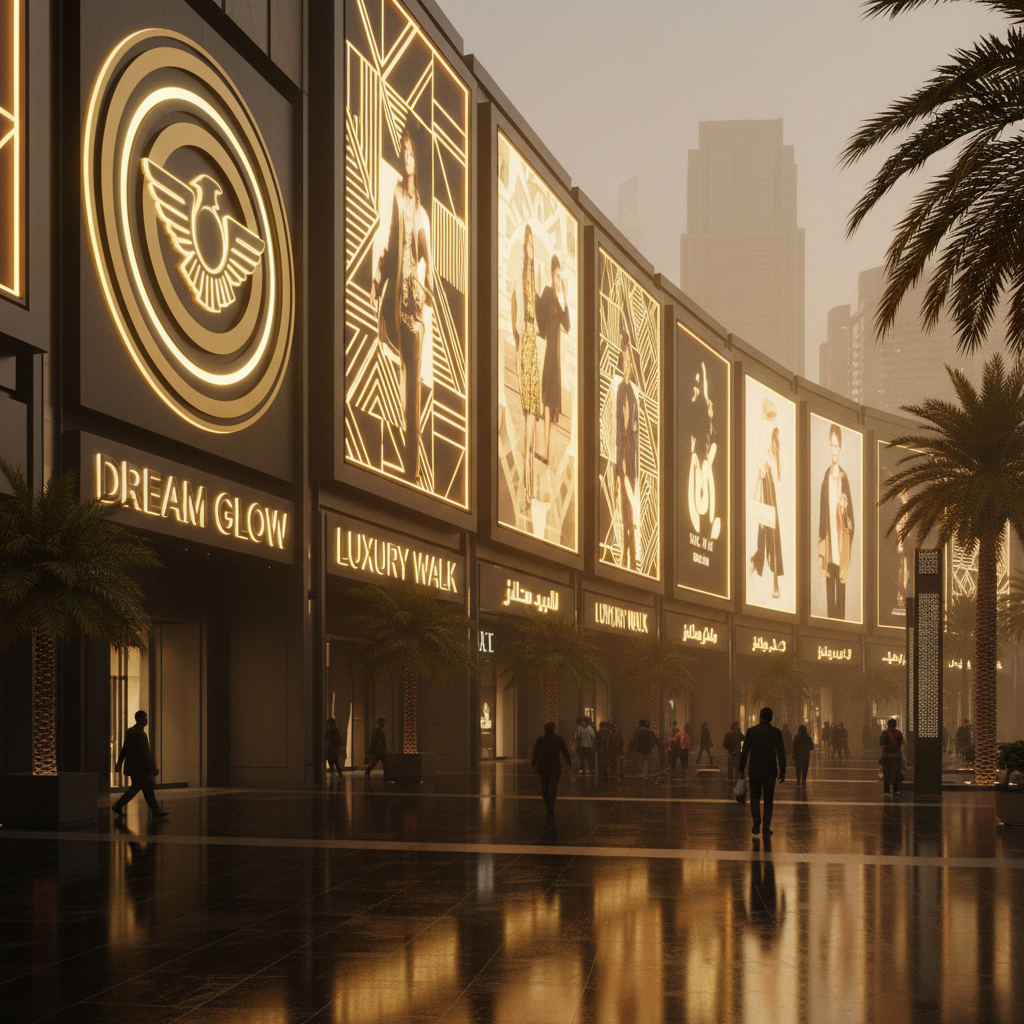Illuminated Signage Dubai: Boost Retail Foot Traffic by 150% — Sana Arts