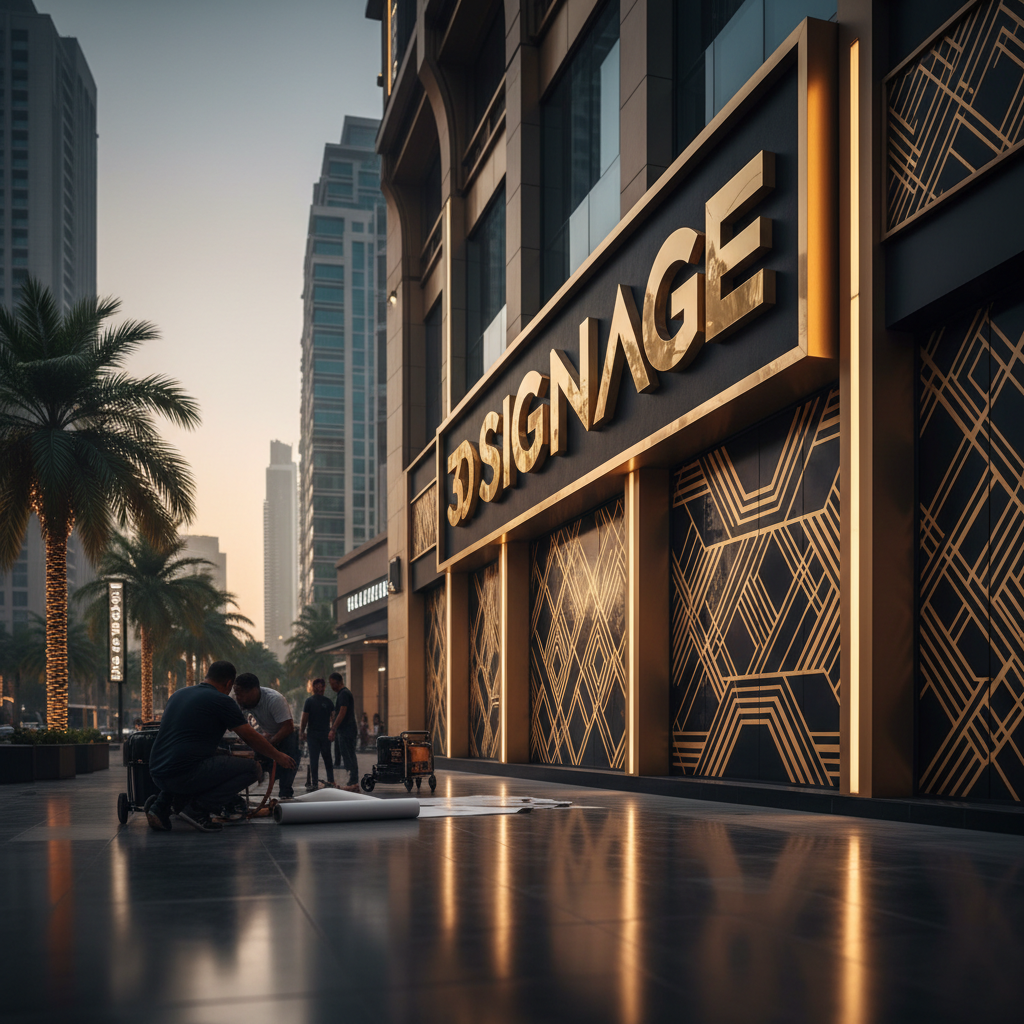 3D Signage Dubai: Choosing the Right Style for Your Storefront — Sana Arts